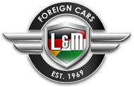 L & M Foreign Cars logo